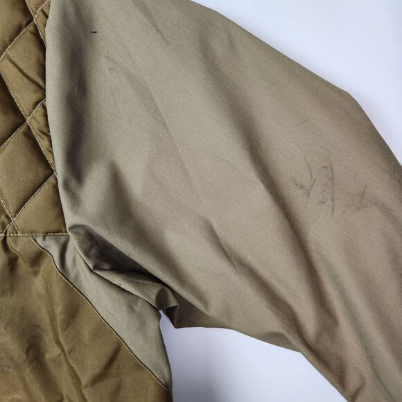 Vtg Hunting Jacket Mens L Duck Canvas Quilted Corduroy‎ Collared Outdoors Rugged - Picture 4 of 11